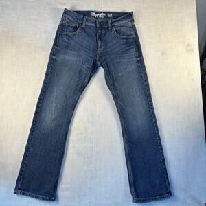 Wrangler Retro Slim Boot Jeans Mens 30x32 Blue Med Wash Denim (28x30.5) Fit